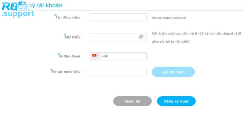 Hướng dẫn đăng ký chi tiết theo từng bước cực kỳ đơn giản