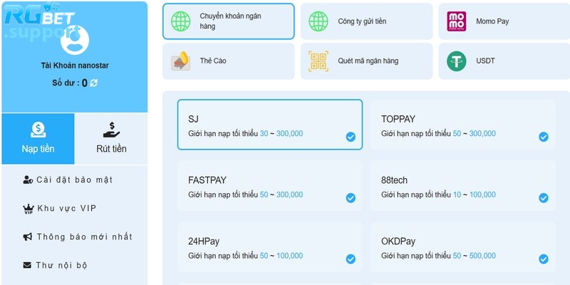 Nạp tiền nhanh qua ví điện tử hiện đại được nhiều người lựa chọn