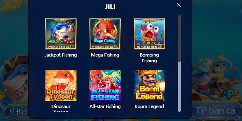 Giới thiệu sơ lược về sảnh bắn cá JILI tại RGbet