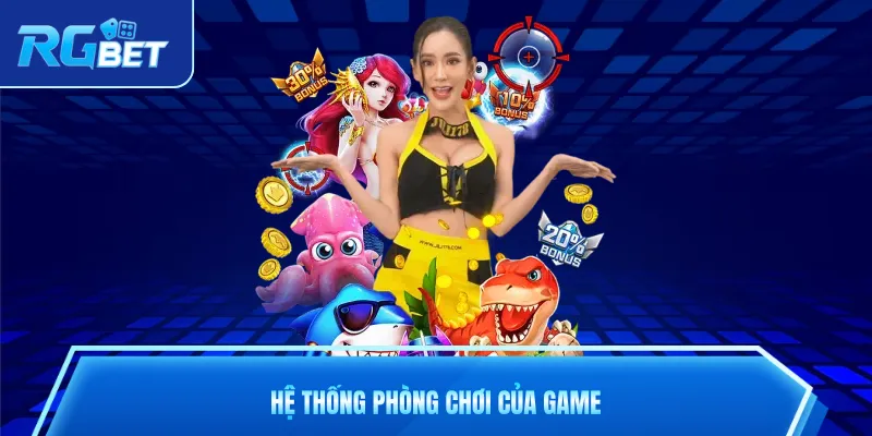 Hệ thống phòng chơi của game