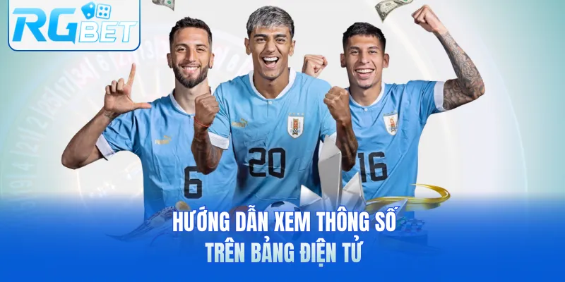 Hướng dẫn xem thông số trên bảng điện tử