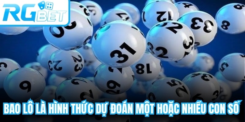 Bao lô là hình thức dự đoán một hoặc nhiều con số có thể xuất hiện trong kết quả